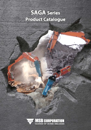 Hydraulische brekers MSB SAGA 510H