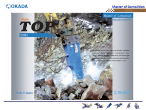 Hydraulische brekers Okada TOP203B 