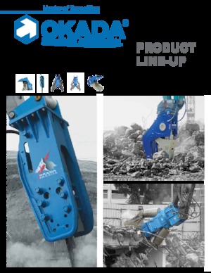 Hydraulische brekers Okada TOP300 