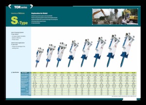 Hydraulische brekers Komac TOR 42S
