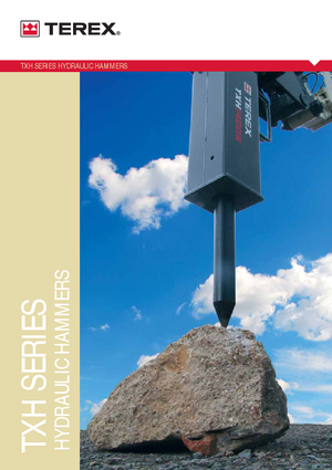 Hydraulische brekers Terex TXH 1400 S