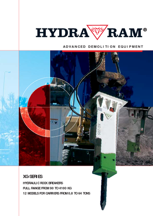 Hydraulische brekers Hydra Ram XG 70 S