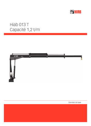 Elektrische laadkranen Hiab 013 T-1 PTO