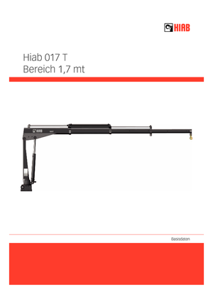 Elektrische laadkranen Hiab 017 T-1 PTO
