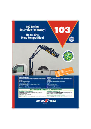 Hydraulische laadkranen Amco Veba 103-3 S