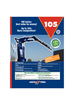 Hydraulische laadkranen Amco Veba 105-3 S