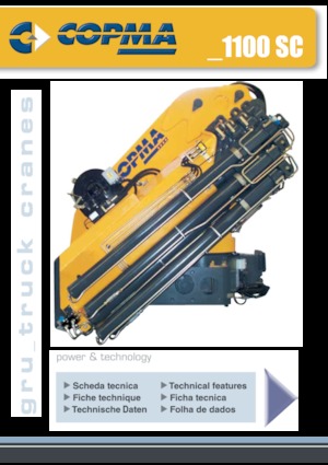 Hydraulische laadkranen COPMA 2000 1100.4 SC