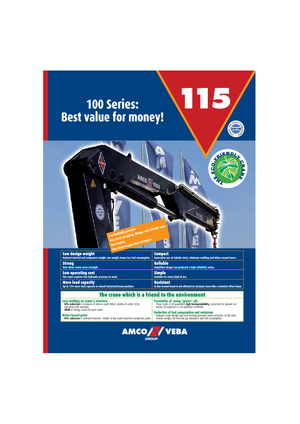 Hydraulische laadkranen Amco Veba 115-1 S