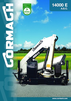 Hydraulische laadkranen Cormach 14000 E4 A.S.C