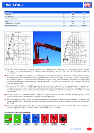 Hydraulische laadkranen HMF 1410-T4