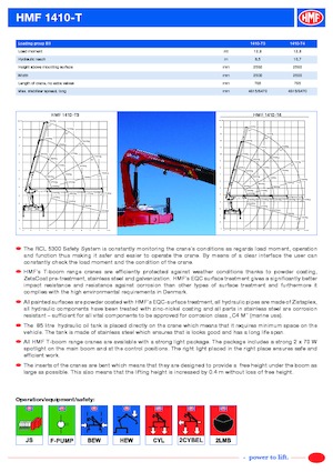 Hydraulische laadkranen HMF 1410-T4