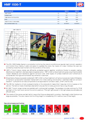 Hydraulische laadkranen HMF 1530-T4-MCS