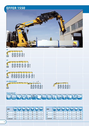 Hydraulische laadkranen Effer 1550 8S