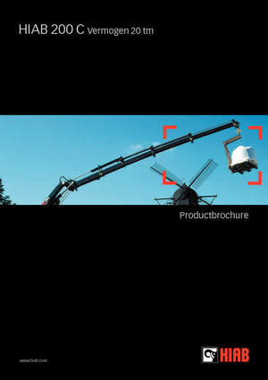 Hydraulische laadkranen Hiab 200 C-2