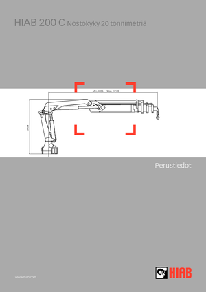 Hydraulische laadkranen Hiab 200 C-2