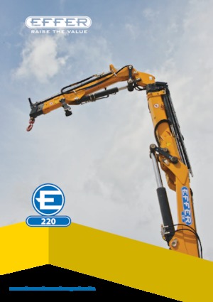 Hydraulische laadkranen Effer 220 5S