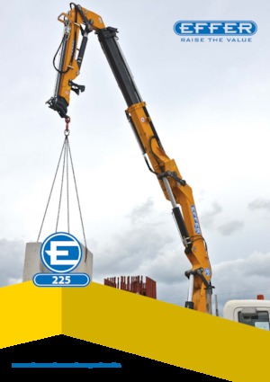 Hydraulische laadkranen Effer 225 6S