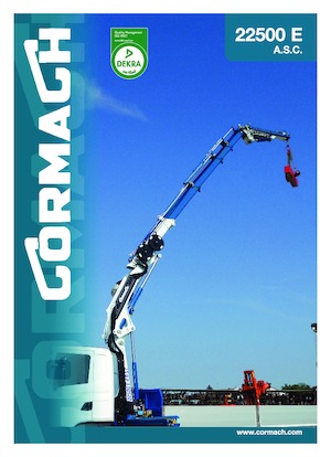 Hydraulische laadkranen Cormach 22500 E2 A.S.C. Plus