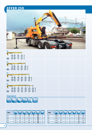 Hydraulische laadkranen Effer 250 2S