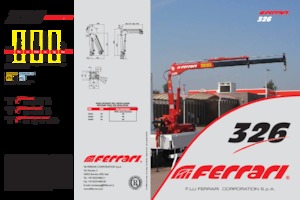 Hydraulische laadkranen Ferrari® 326R A2 