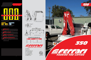 Hydraulische laadkranen Ferrari® 350 A4 