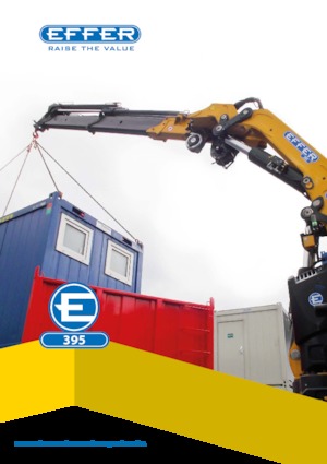 Hydraulische laadkranen Effer 395 6S