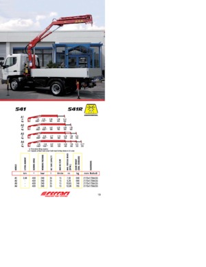 Hydraulische laadkranen Ferrari® 541R A1 