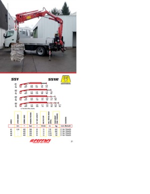 Hydraulische laadkranen Ferrari® 551R A1 