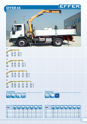Hydraulische laadkranen Effer 65 2S