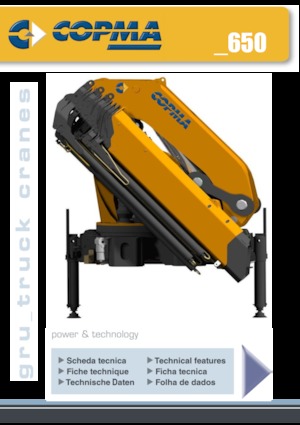 Hydraulische laadkranen COPMA 2000 650.4