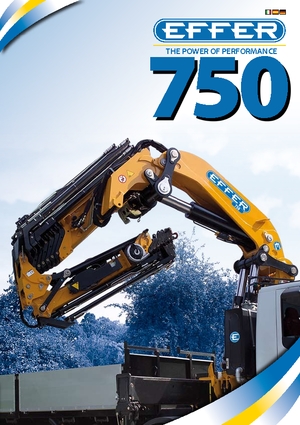 Hydraulische laadkranen Effer 750 6S