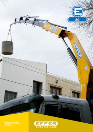 Hydraulische laadkranen Effer 80 1S