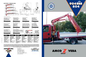 Hydraulische laadkranen Amco Veba 804-4 S