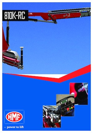 Hydraulische laadkranen HMF 810-K3-RC