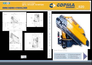 Hydraulische laadkranen COPMA 2000 820.8 J6