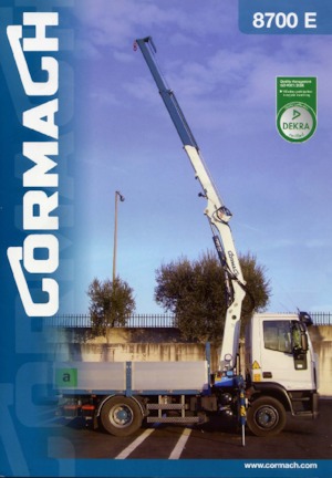Hydraulische laadkranen Cormach 8700 E3