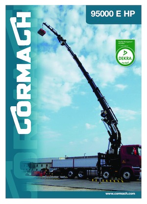 Hydraulische laadkranen Cormach 95000 E8F186 HP