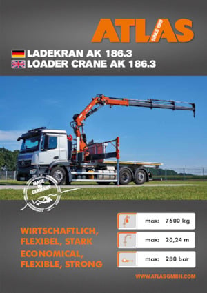 Hydraulische laadkranen Atlas AK 186.3 A7 