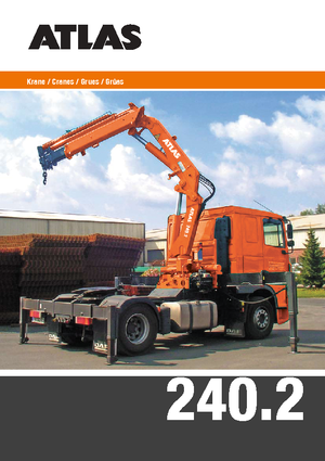 Hydraulische laadkranen Atlas AK 240.2E A5 