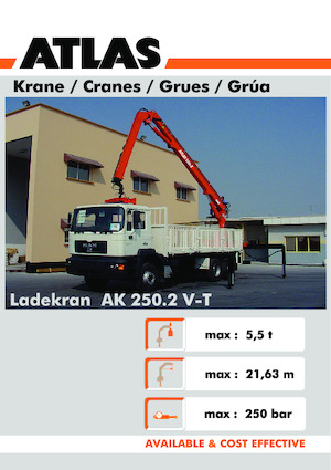 Hydraulische laadkranen Atlas AK 250.2CS A21 