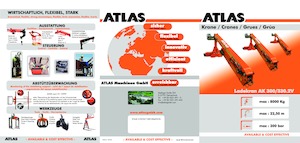 Hydraulische laadkranen Atlas AK 300.2 A21 