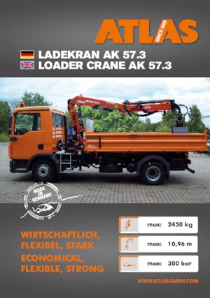 Hydraulische laadkranen Atlas AK 57.3 A2L 