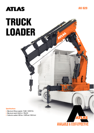 Hydraulische laadkranen Atlas AK 620.3E A5 