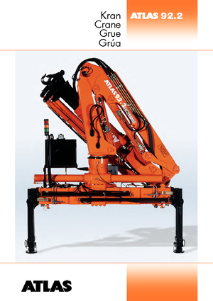 Hydraulische laadkranen Atlas AK 92.2 A2