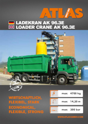 Hydraulische laadkranen Atlas AK 96.3E A2L 