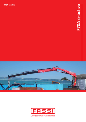 Hydraulische laadkranen Fassi F 70 AC 0.23 e-active