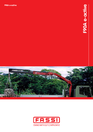 Hydraulische laadkranen Fassi F 90 AC 0.22 e-active