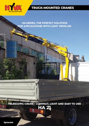 Hydraulische laadkranen Hyva Crane HA 21 E2