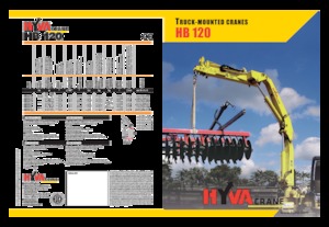 Hydraulische laadkranen Hyva Crane HB 120 E1
