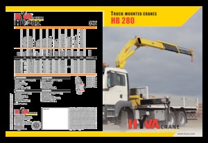 Hydraulische laadkranen Hyva Crane HB 280 E1